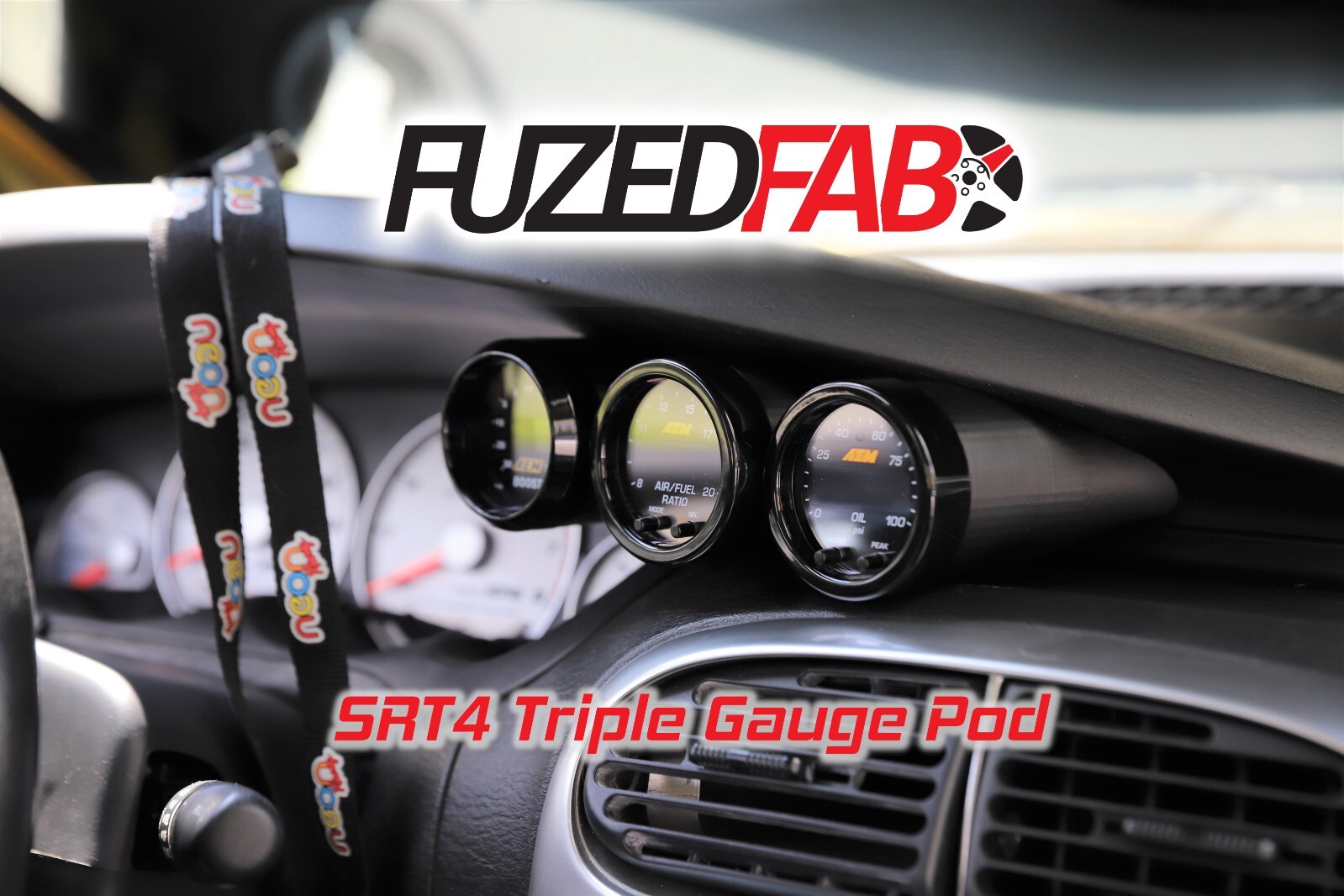 Triple Gauge Pod for Dodge SRT4/Neon - FuzedFab