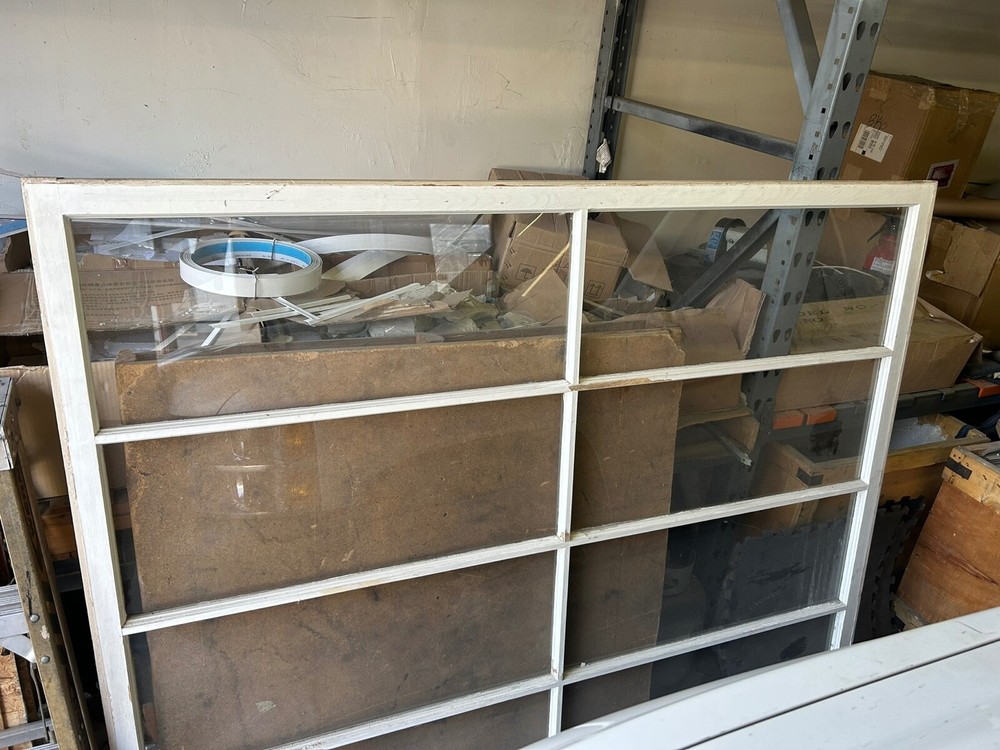 antique wood frame window 100 years old