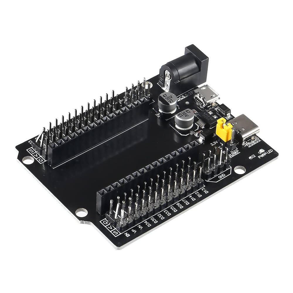 5Pcs ESP32 Development Board GPIO Breakout Board 30Pin Type-C Micro USB Dual ...