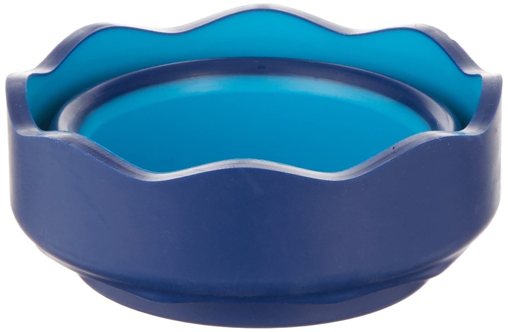 Foldable Blue Drinking Cup for Easy Storage 1 Count Water Container