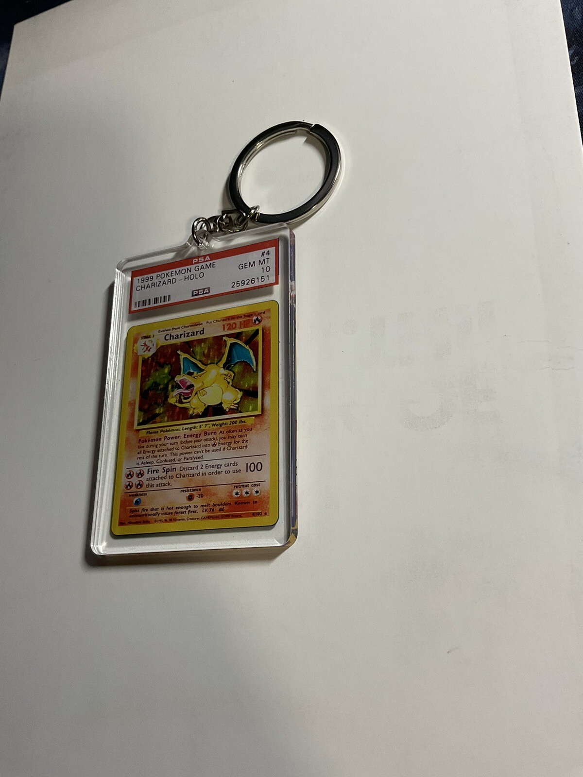 Key Issue Keychains™ - Charizard - PSA Homage - Pokemon - SALE!!