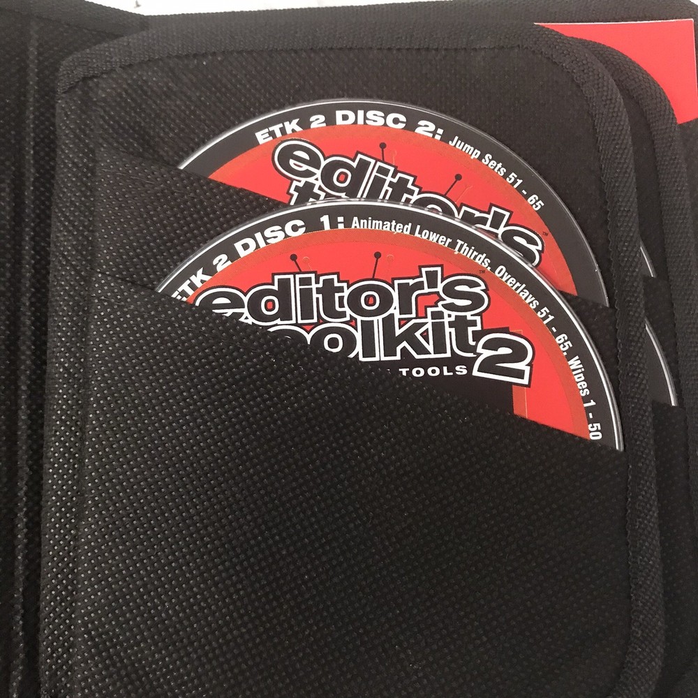 Digital Juice Editor's Toolkit 2: Multipurpose Tools Video Graphics Library DVD