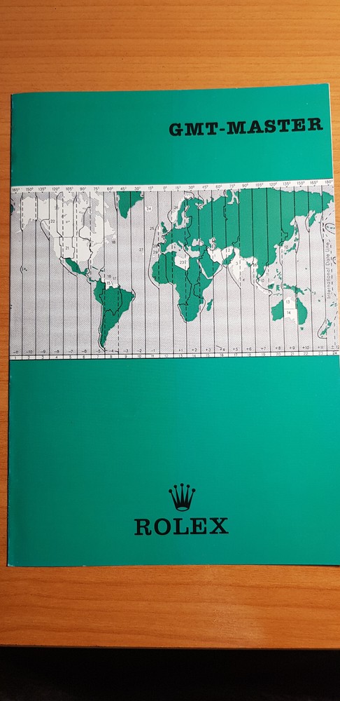 Rolex GMT-Master vintage Leaflet german 1966 reference RC M46710