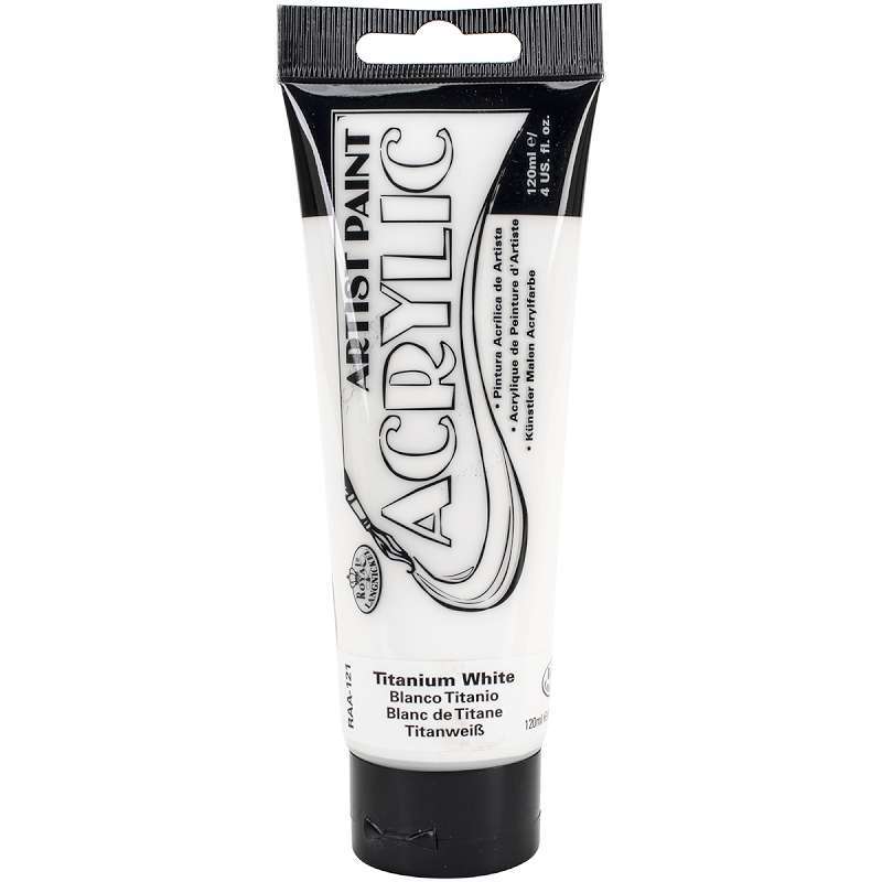 Essentials Acrylic Paint 4oz Titanium White
