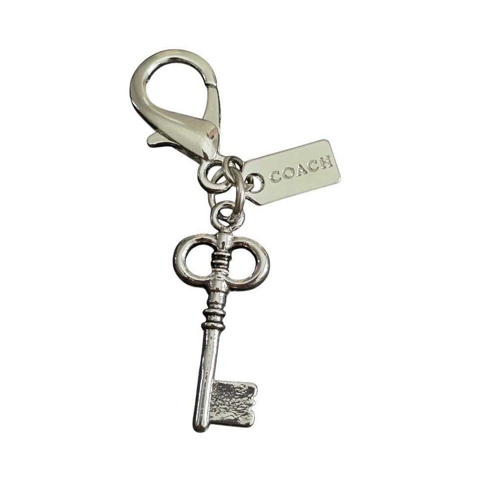 new coach mini key charm