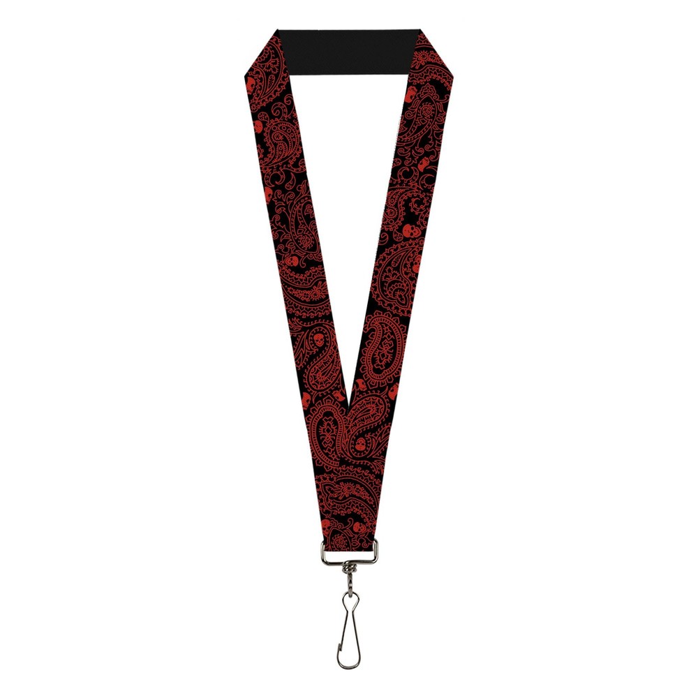 Lanyard - Paisley Skulls