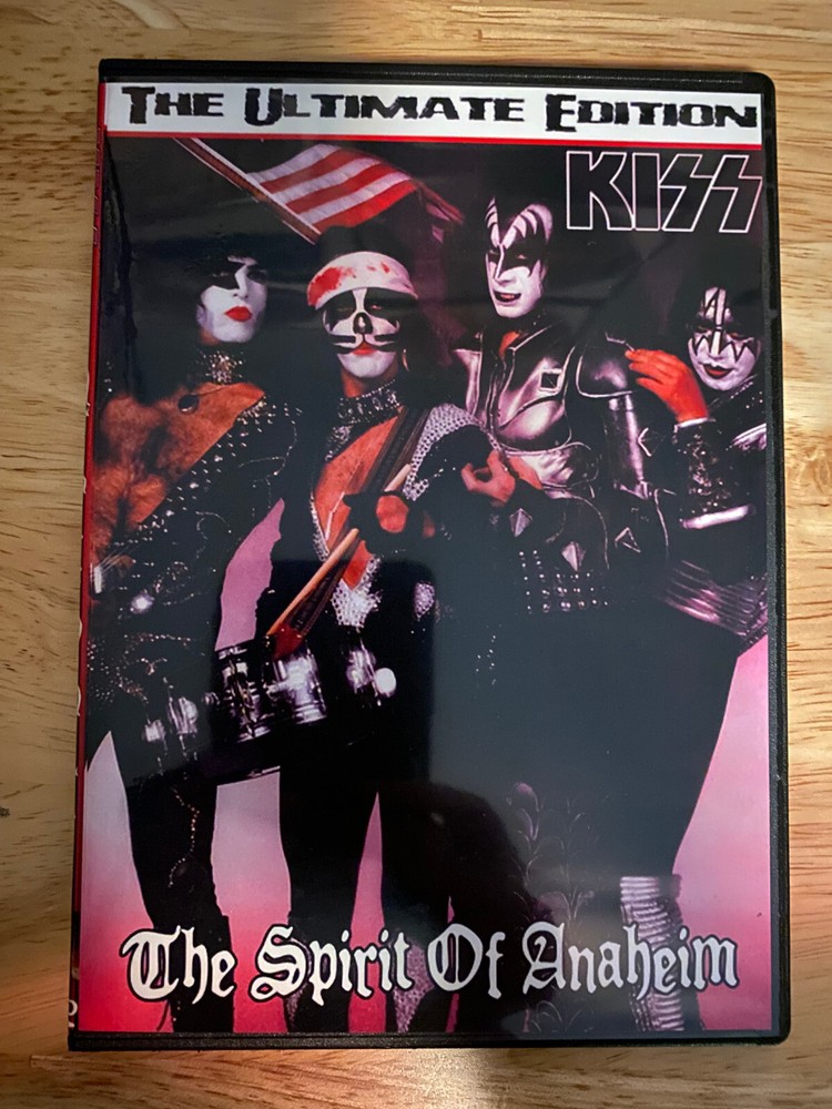 KISS - The Spirit of Anahiem '76 Live DVD Gene Simmons Ace Frehley Paul Stanley