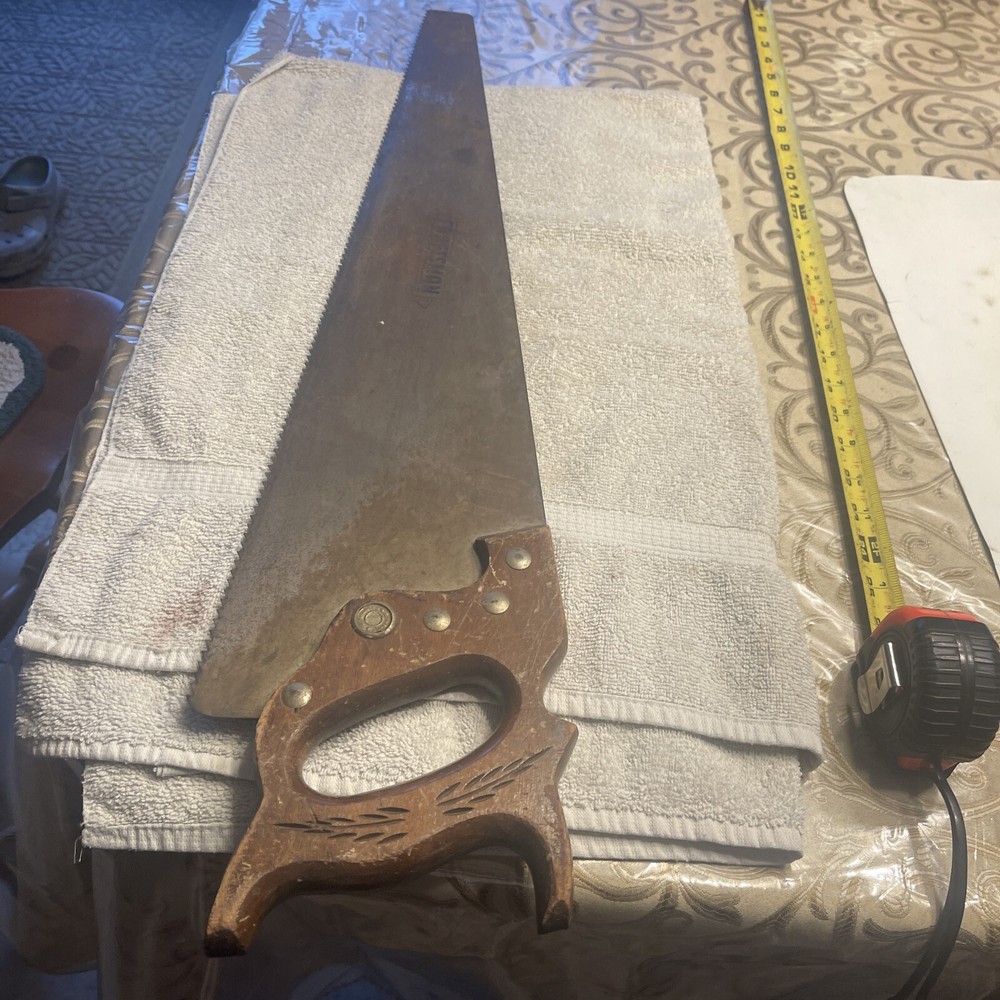 Warranted Superior Vintage Hand Saw