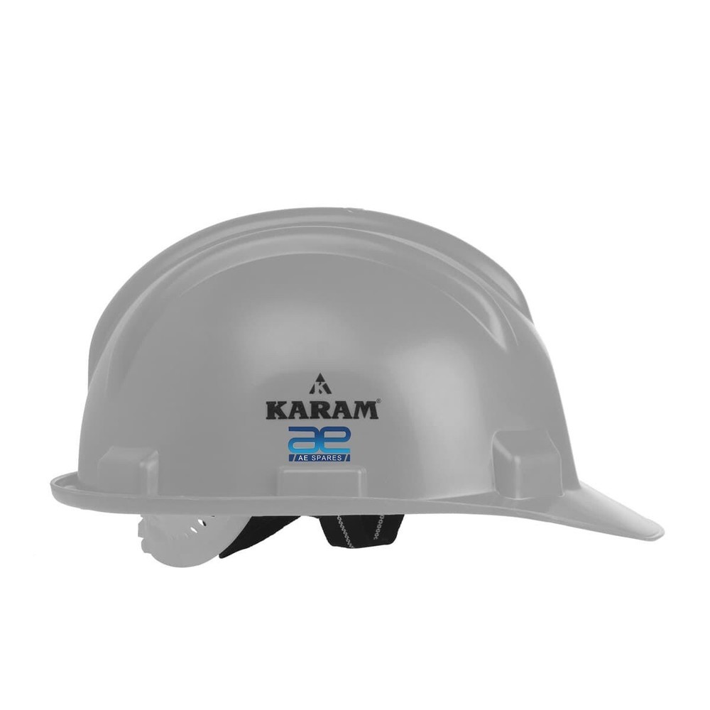 Shelmet Safety Helmet With Plastic Cradle (Grey) S2u