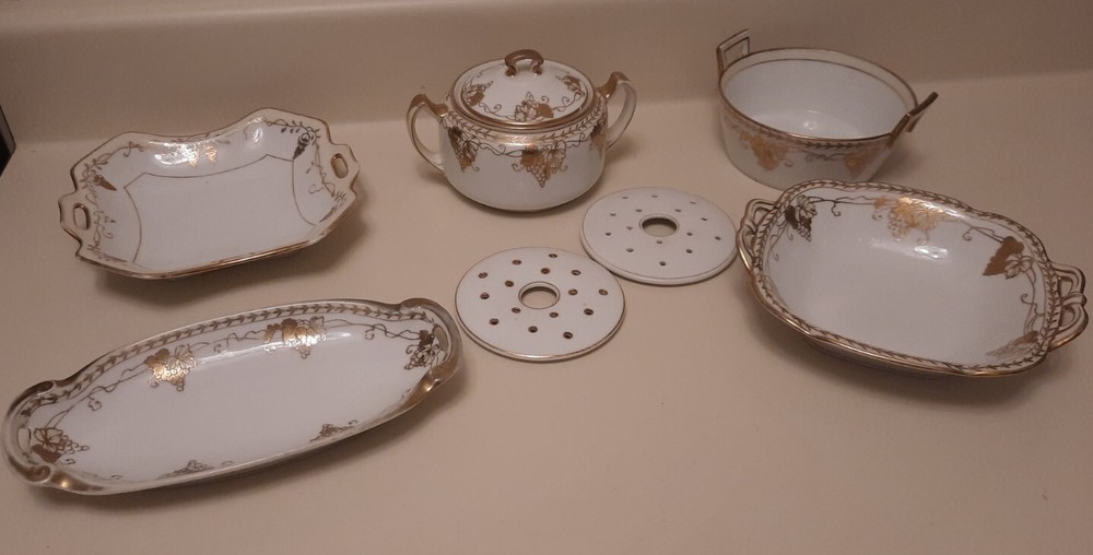 Vintage Hand Painted Nippon China Set