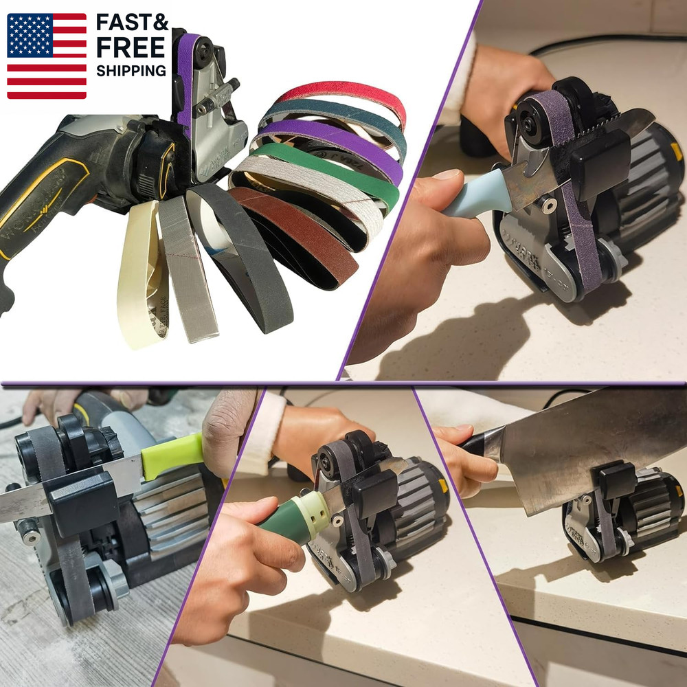 18 PCS 3/4" X 12" Replacement Knife Sharpener Sanding Belt Kit for Work Sharp Kn