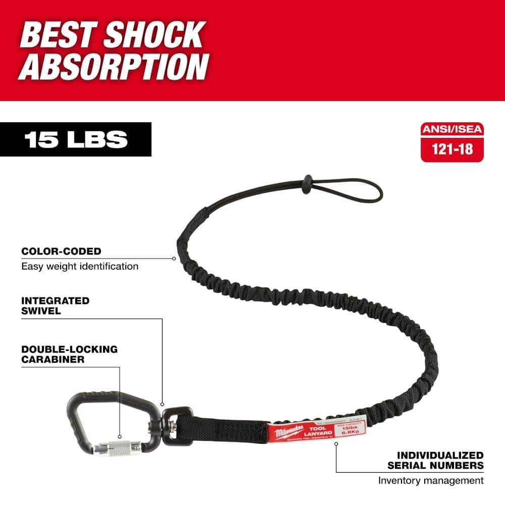 15 Lbs. Locking Tool Lanyard