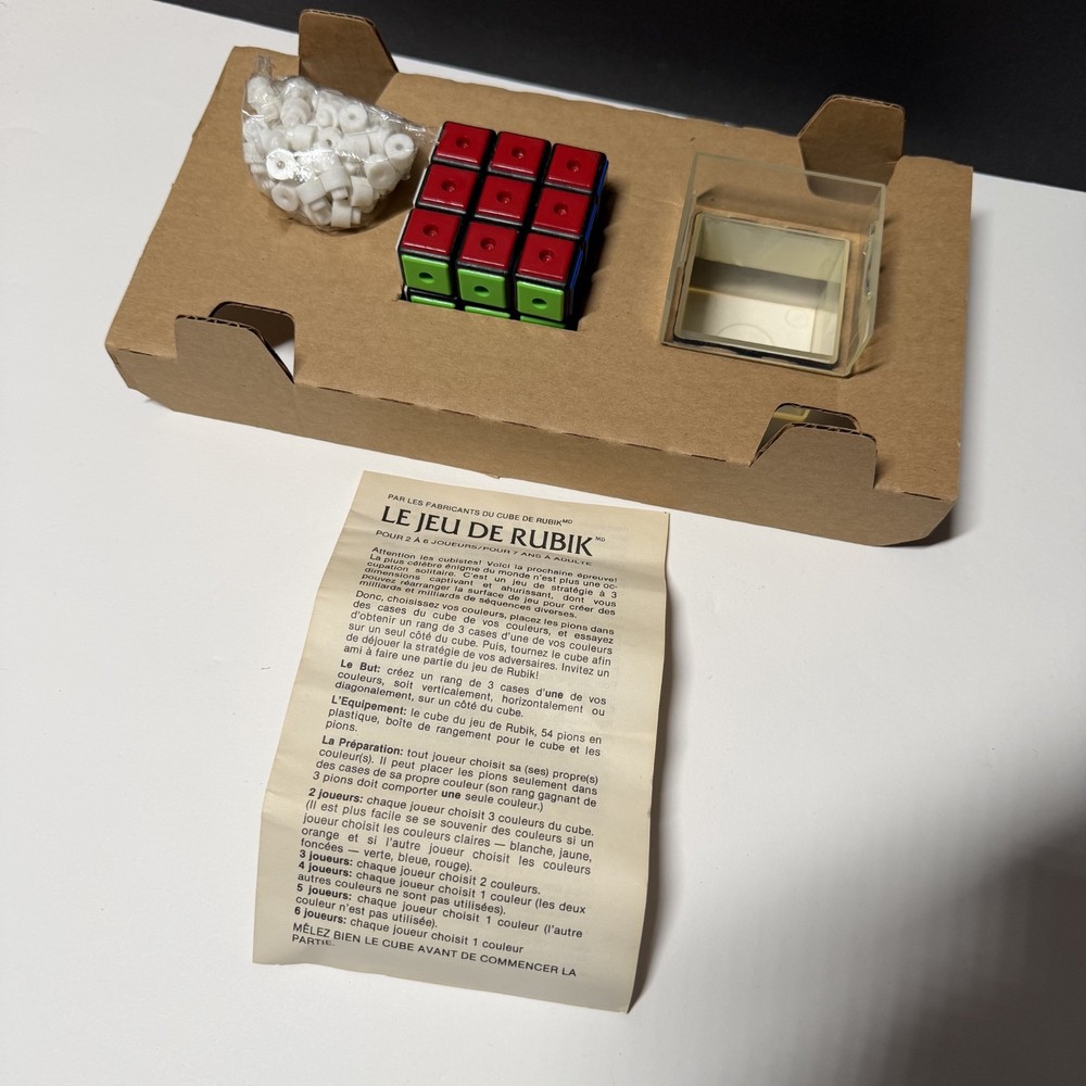 Vintage Rubik's Cube Game