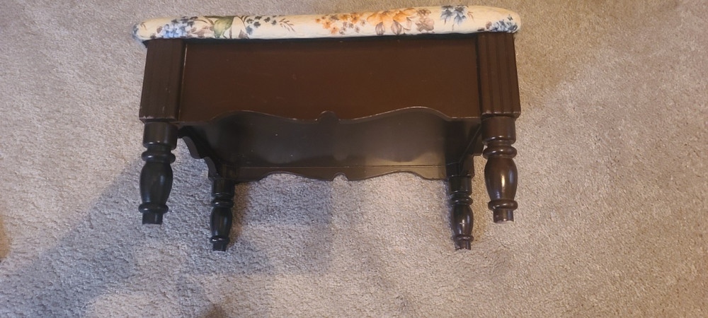 Small Footstool/sewing box