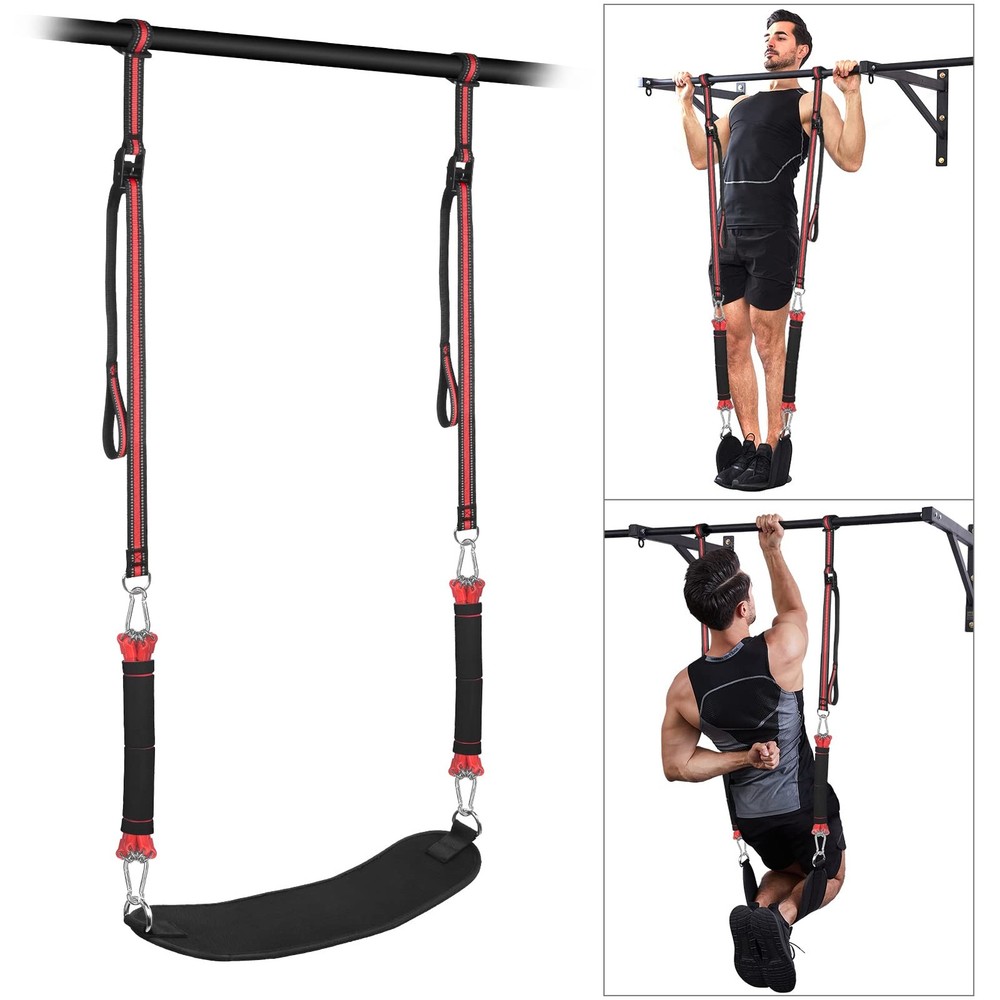 Pull Up Assistance Band with Fabric Feet/Knee Rest, Pull up Assist Bands Pull...