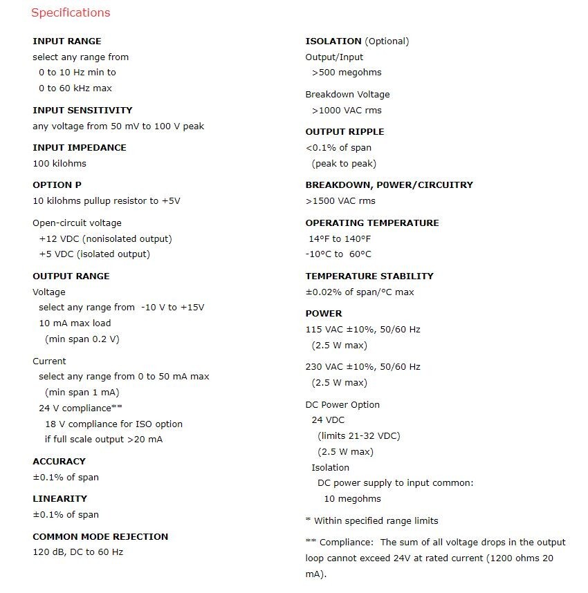 FERQUENCY INPUT TRANSMITTER , MM7010-12 , MIGHTY MODULE, WILKERSON