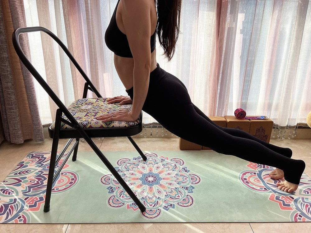 Backless Yoga Chair Prop Flexibility & Strength Training Tool