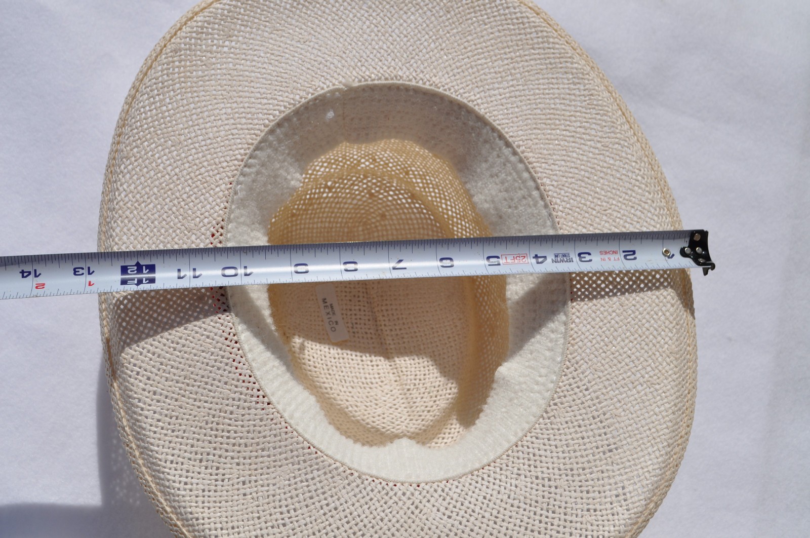 Vintage New, Unused Conoco Straw Hat W/ Headband Gas Service Classic Memorabilia