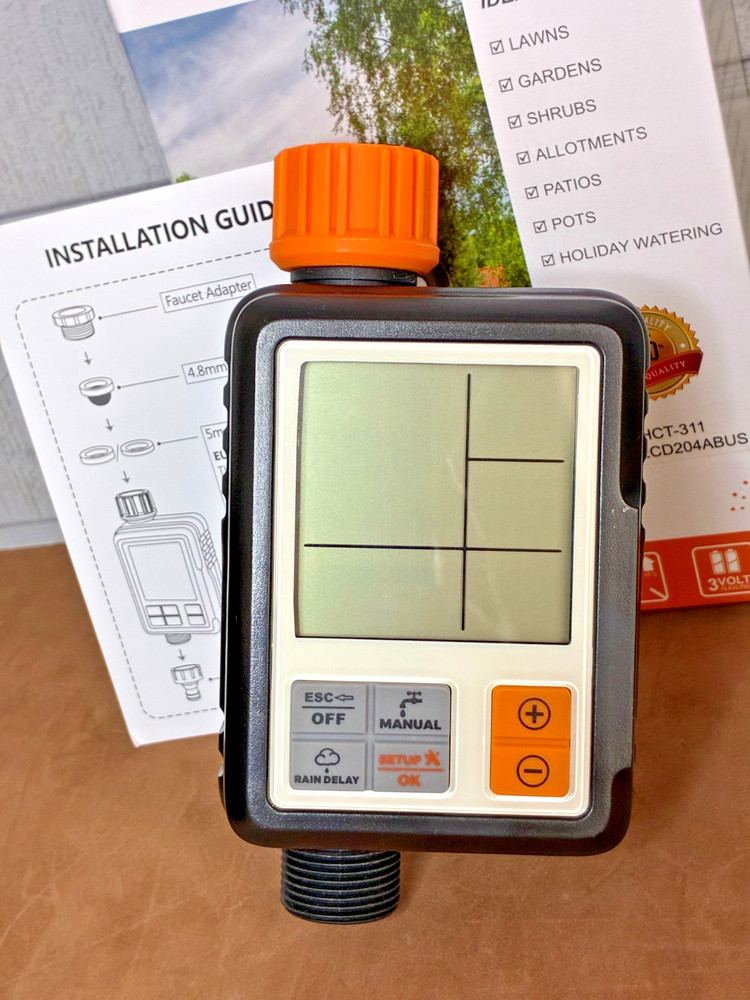 Digital Irrigation Timer Model HCT-311 ~ Easy to Install ~ Fully Adjustable NIB