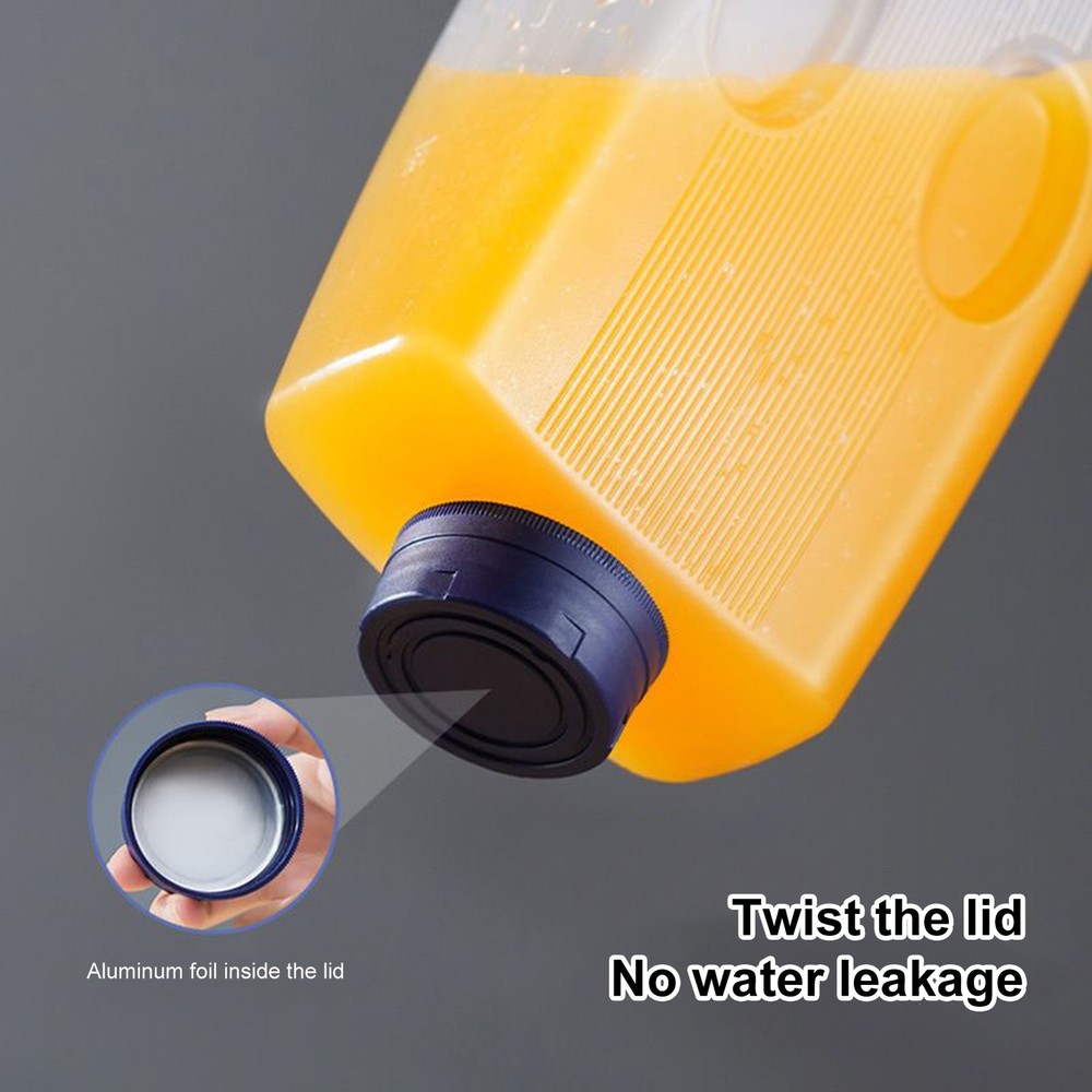 2L Empty Juice Bottle Refrigerator Juice Container Bottle Reusable Bottle