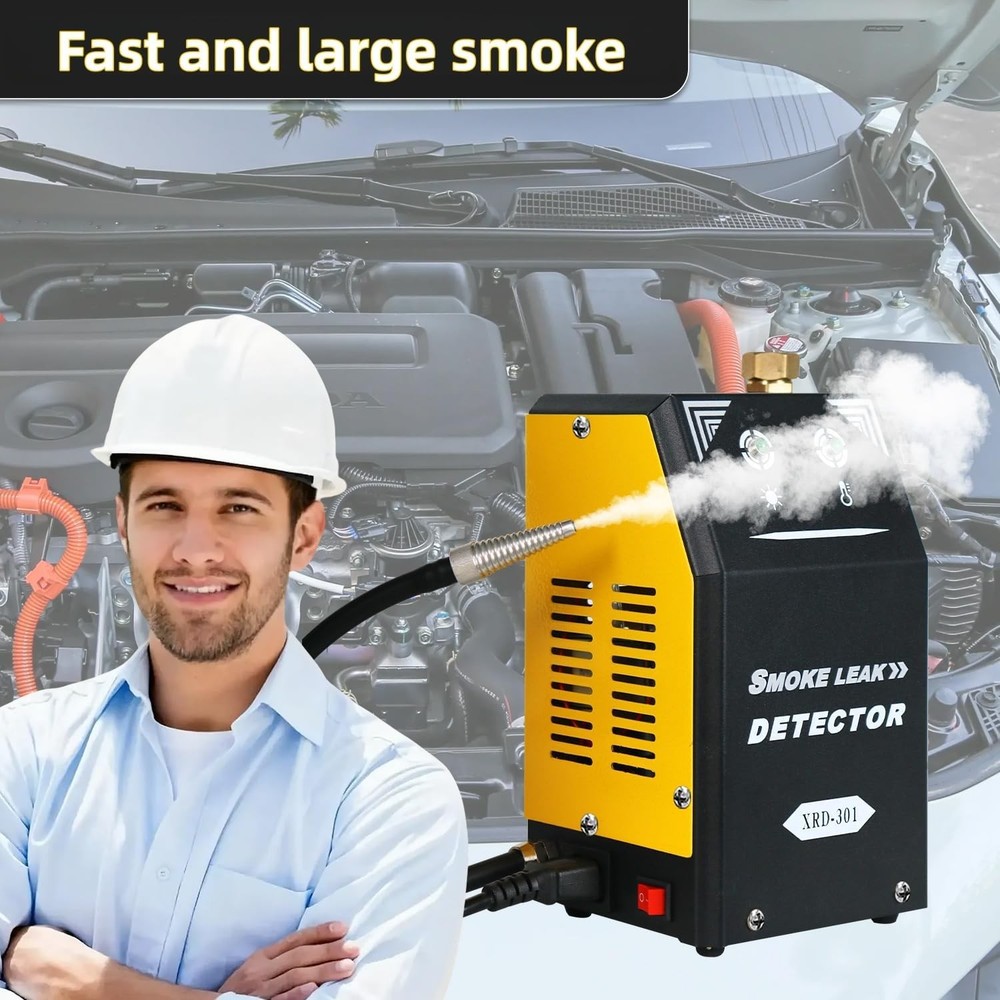 Auto EVAP Smoke Machine Leakage Detection Tester Pipe Vacuum System Diagnostic