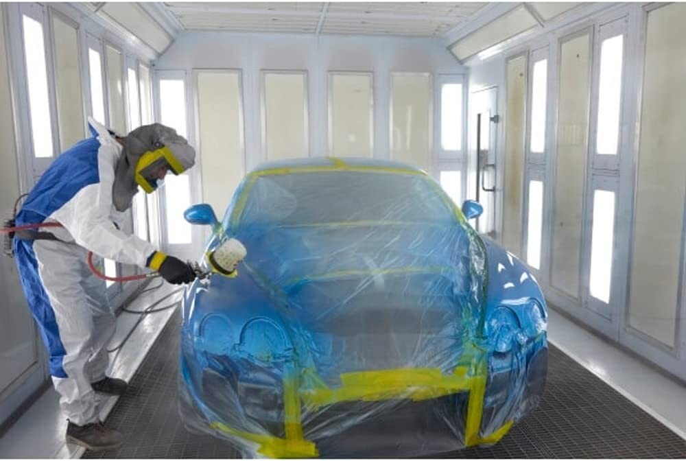 Q1 - 1-1/2 inch Premium Automotive Yellow Masking Tape - Case of 24 Rolls