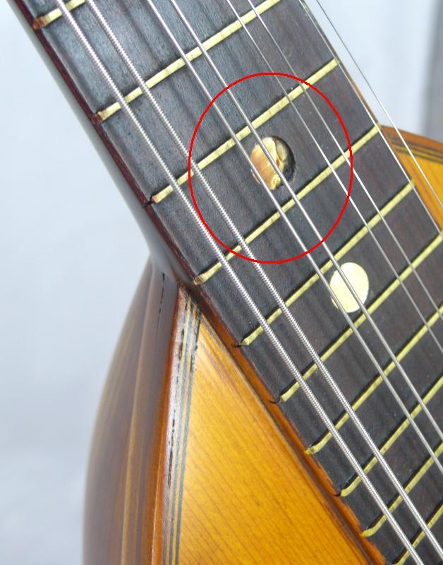 Japan Mascot No.5 bowlback Mandolin, Solid spruce & Maple, OJMN115