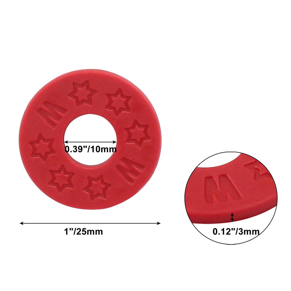 12 Pieces Guitar Strap Locks Silicone Strap Locks Rubber Guitar Strap Blocks
