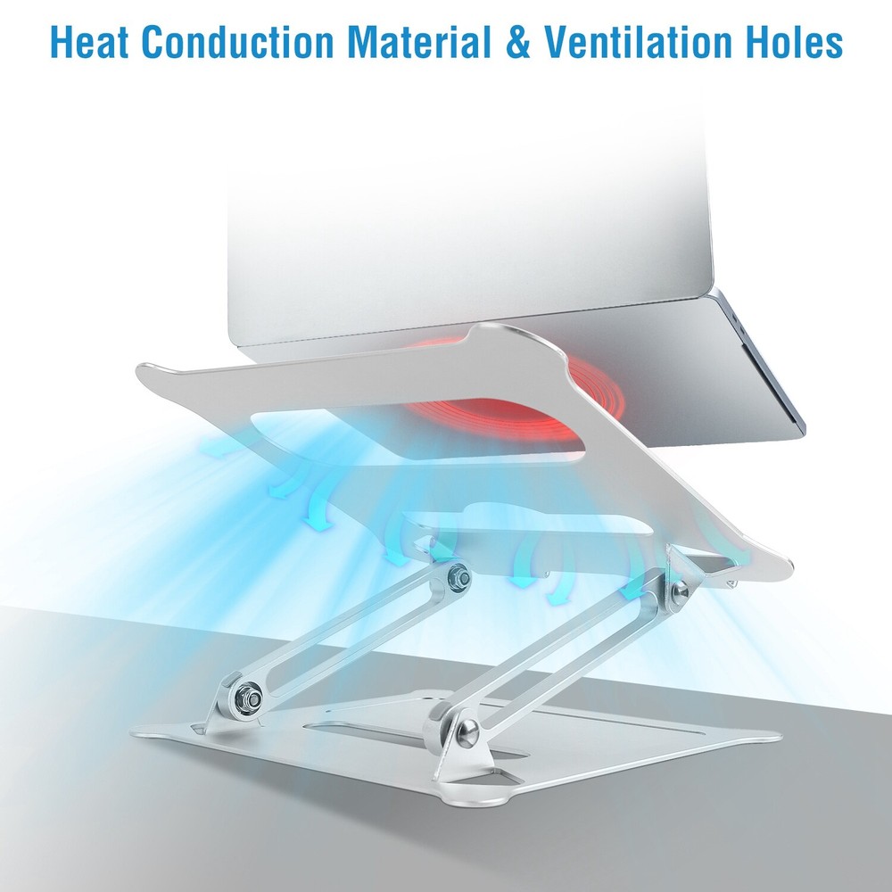 10-17 inch Adjustable Foldable Laptop Stand Desk Notebook Riser Computer Holder