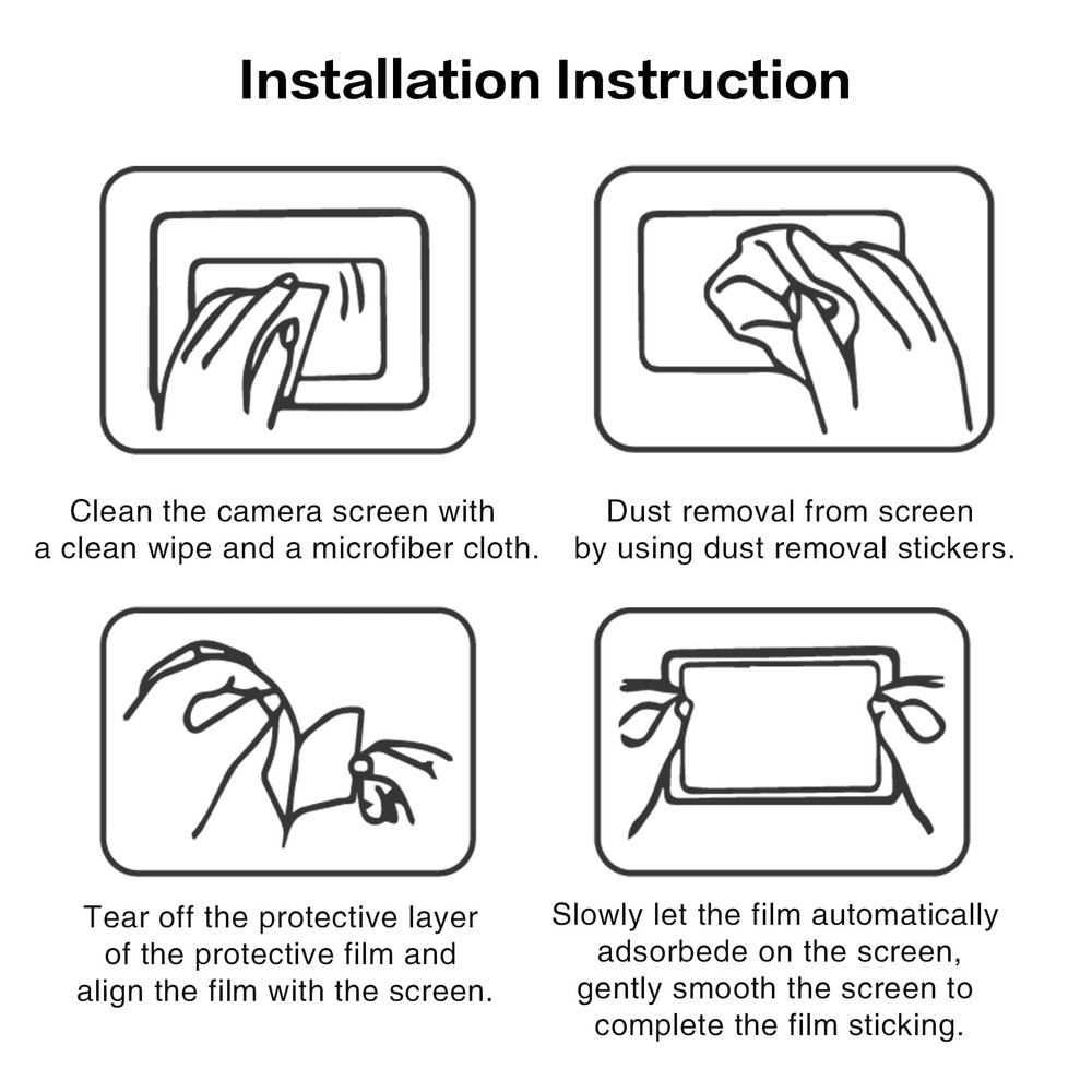 Rieibi (3 Packs) Screen Protector for Leica M-P/Typ 240, 240