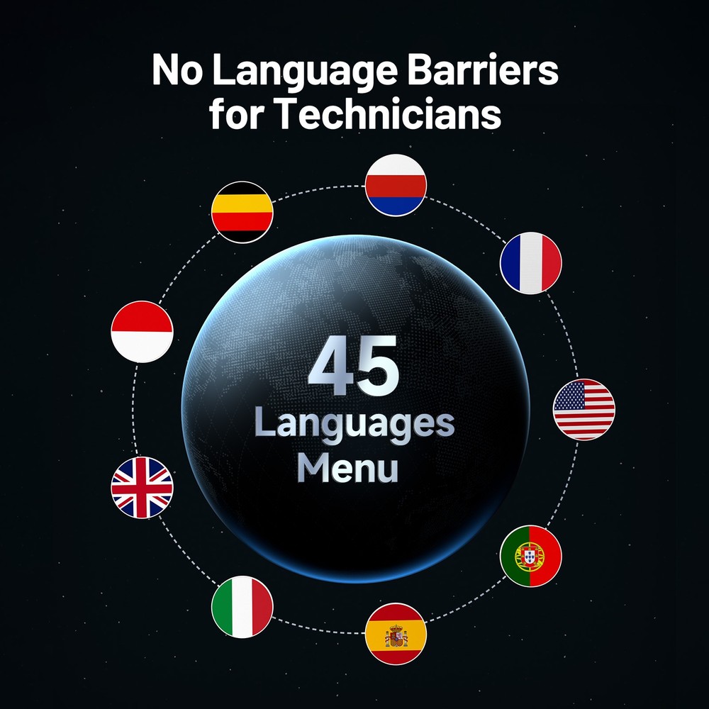 TOPDON ONE Lite 10.1" Bidirectional Diagnostic Scan Tool with ECU Coding