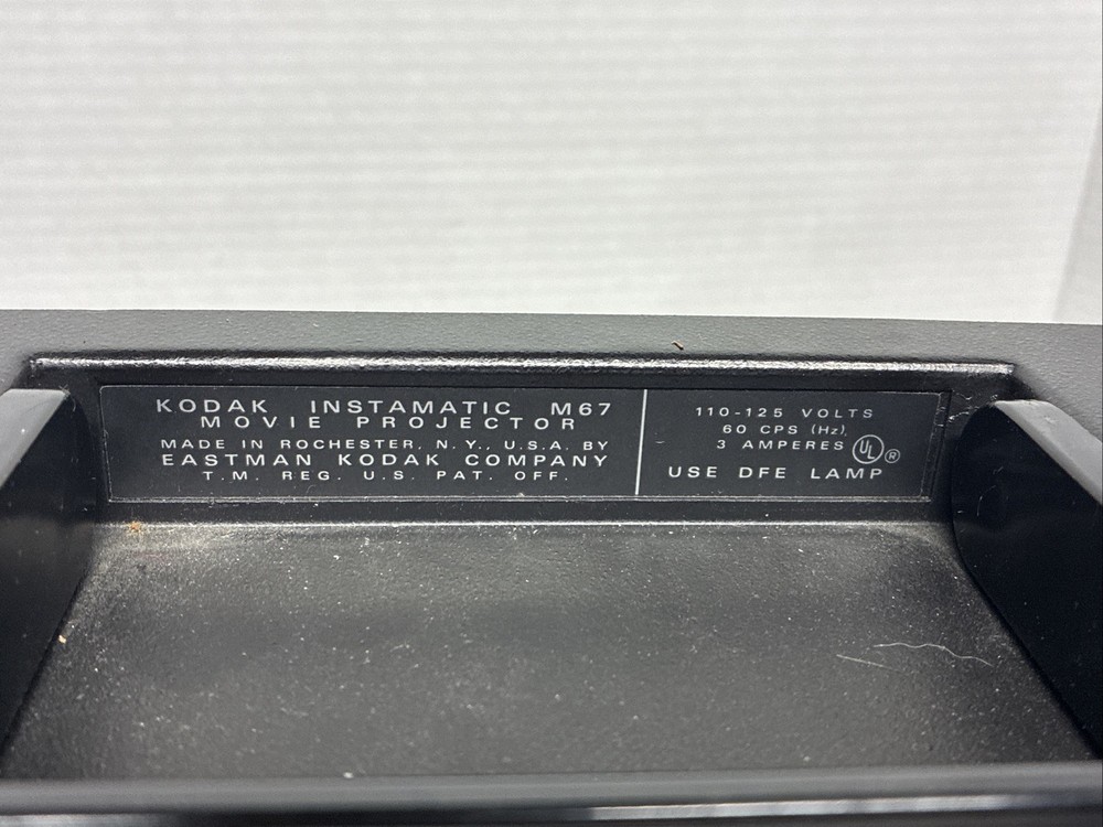 Kodak Instamatic M67 8/Super 8 Projector See Description