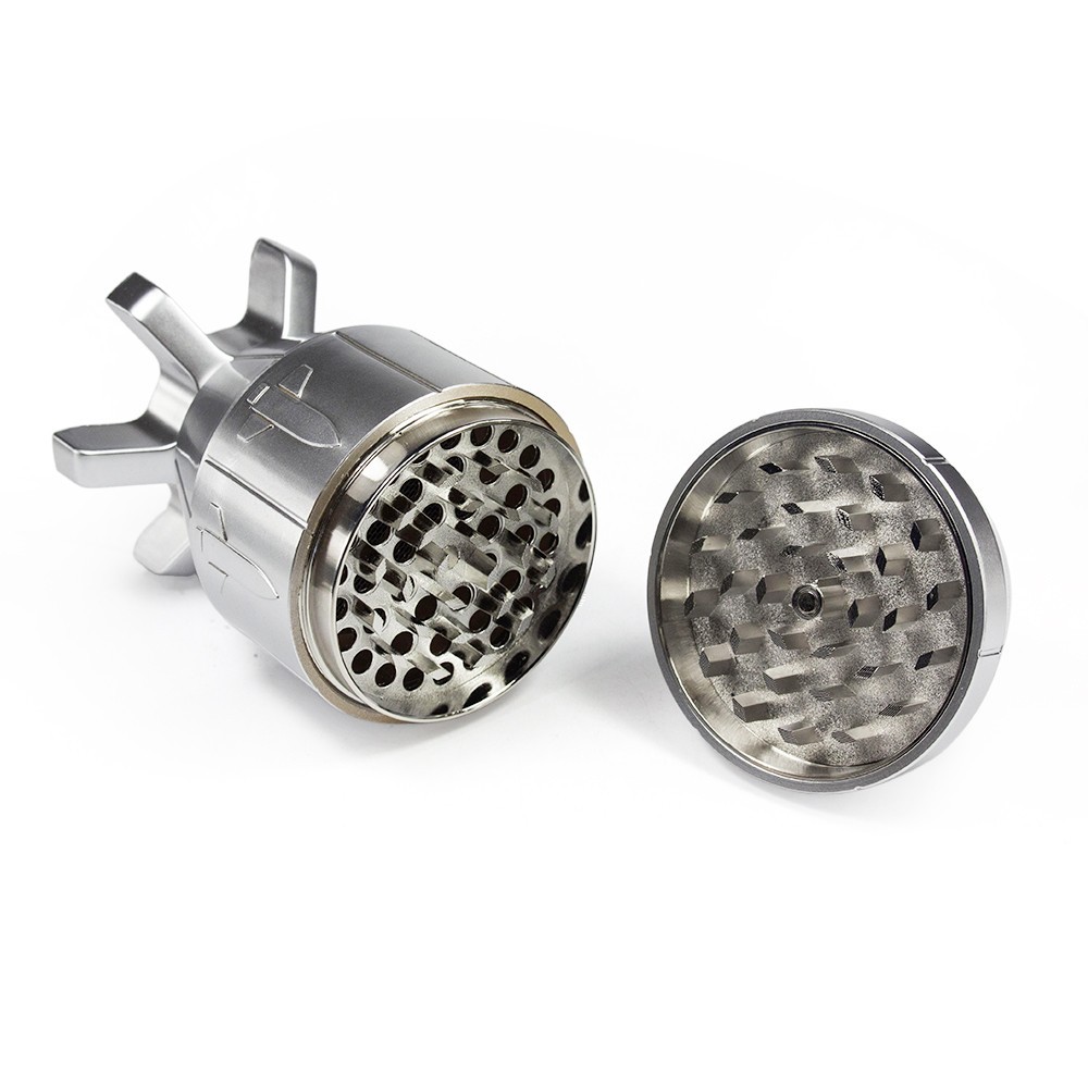 Funny Missile shaped Tobacco Grinder 4 Layer Spice Crusher for Kitchen Novetly