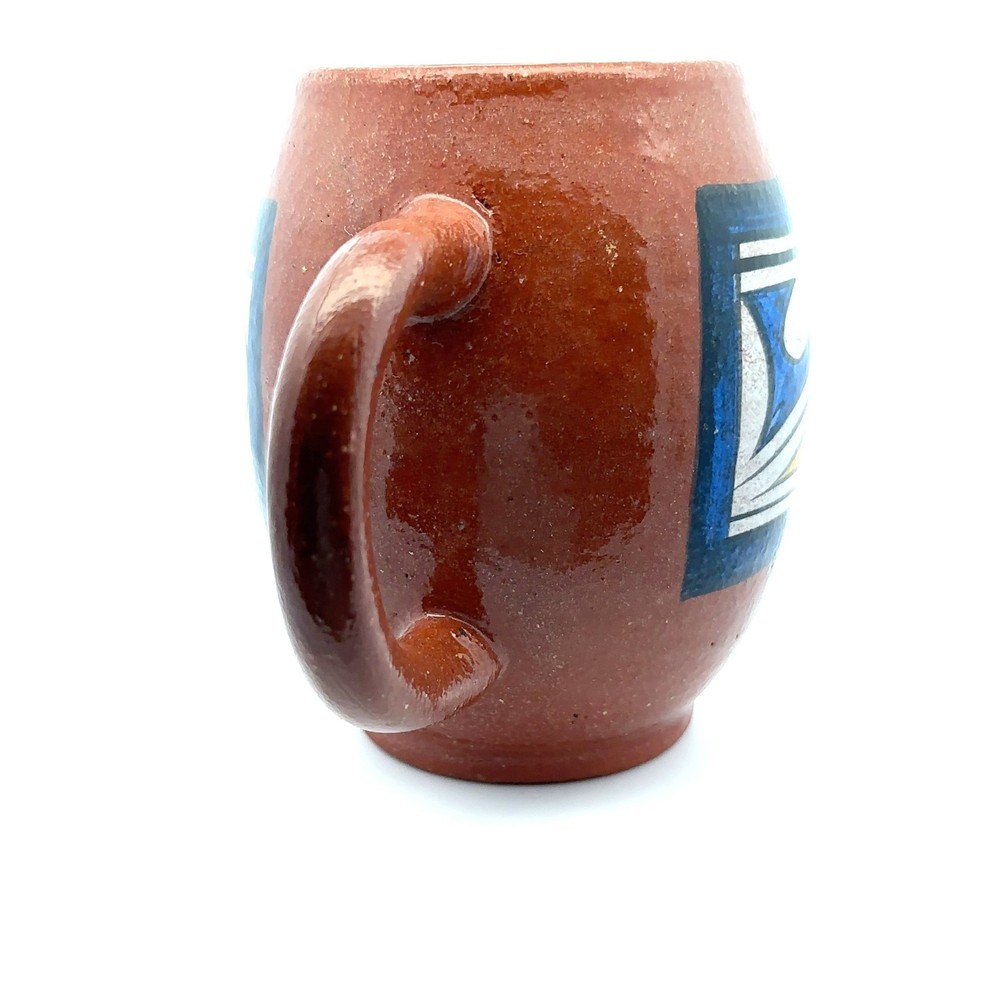 Panama Coffee Cup Pottery Hand-Painted