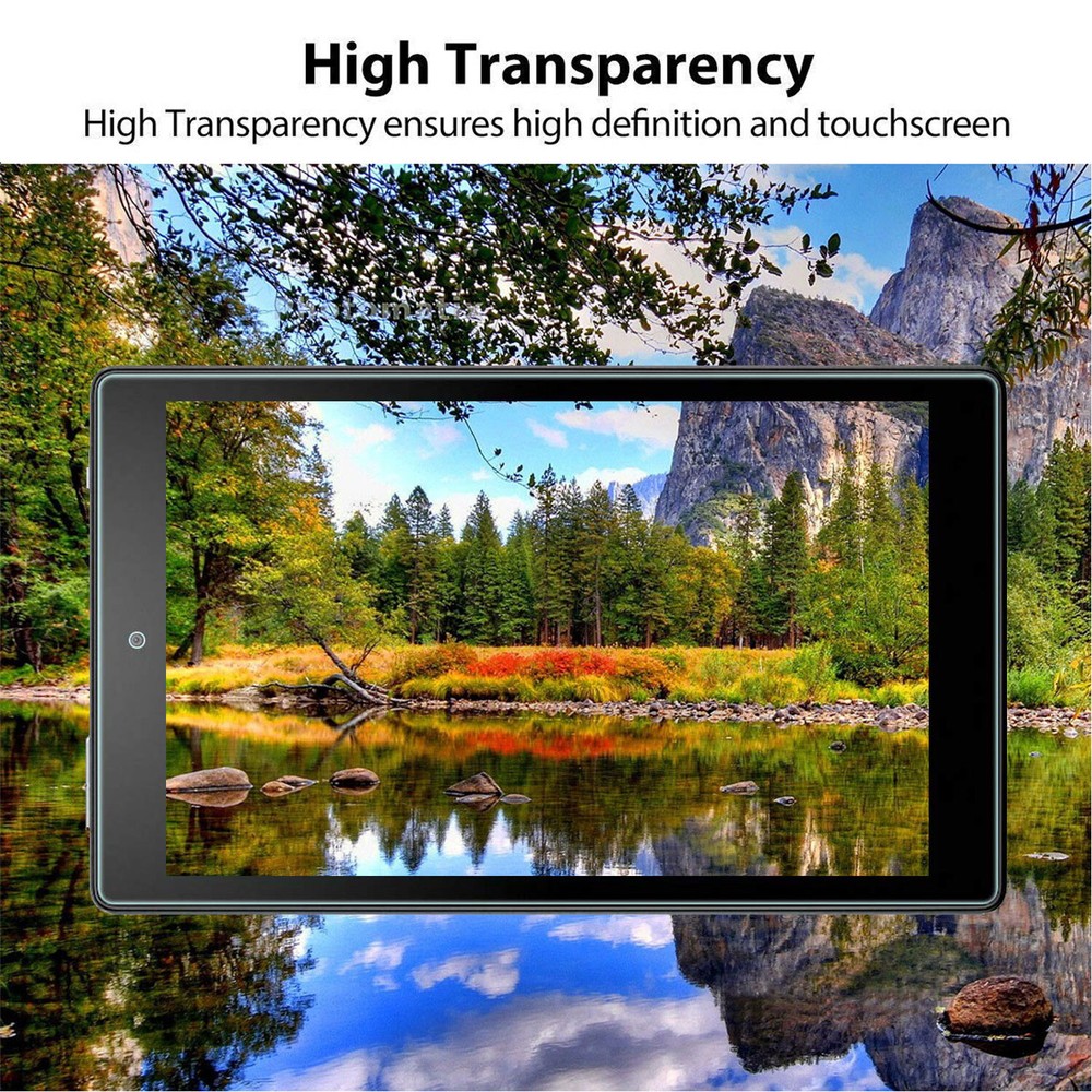 2PCS For Amazon Fire 7" 2019 9th Gen Tempered Glass Screen Protector Bubble Free