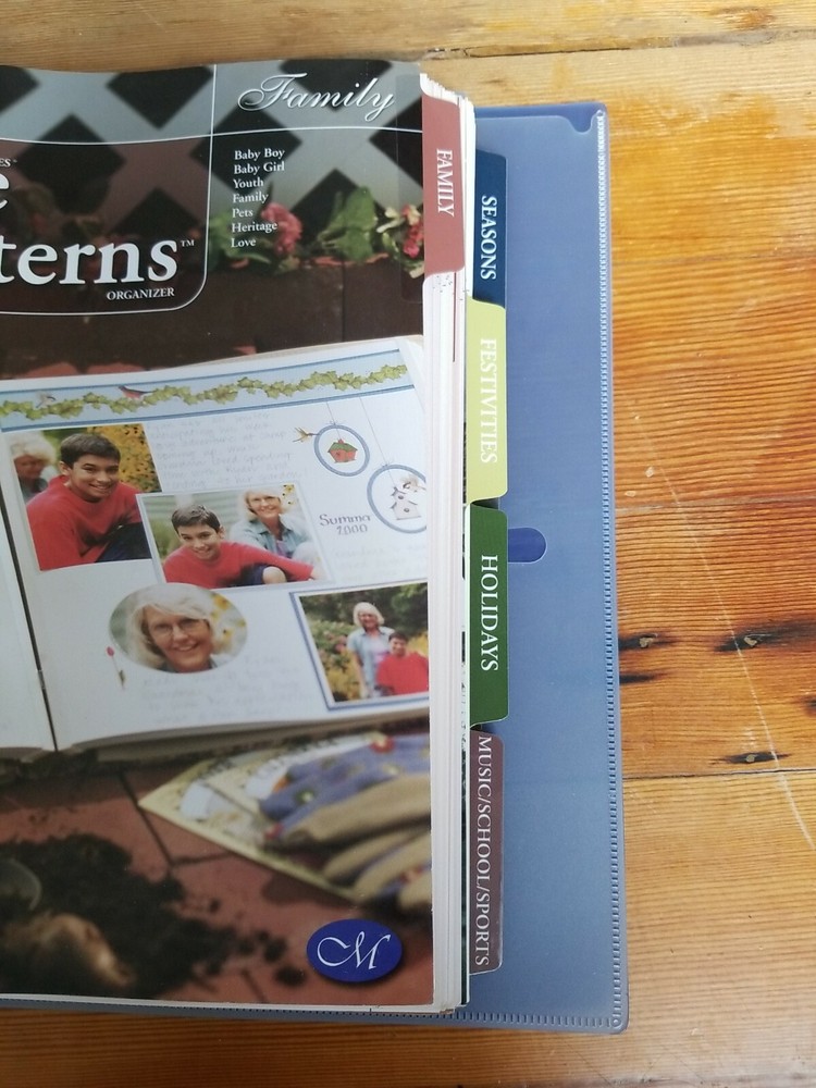 Creative Memories Page Patterns Organizer SCRAPBOOK Layout Ideas