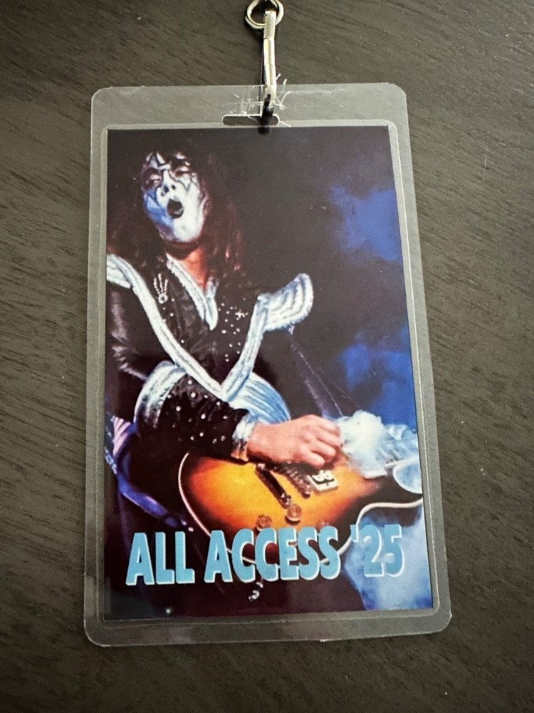 Ace Frehley Authentic All Access 2025 Last Ace Pass made.