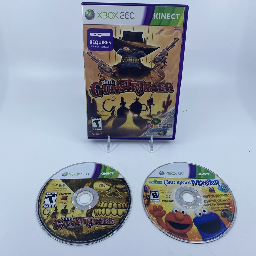 Microsoft Xbox 360 Kinect Sensor In Box w/ 6 Games Bundle