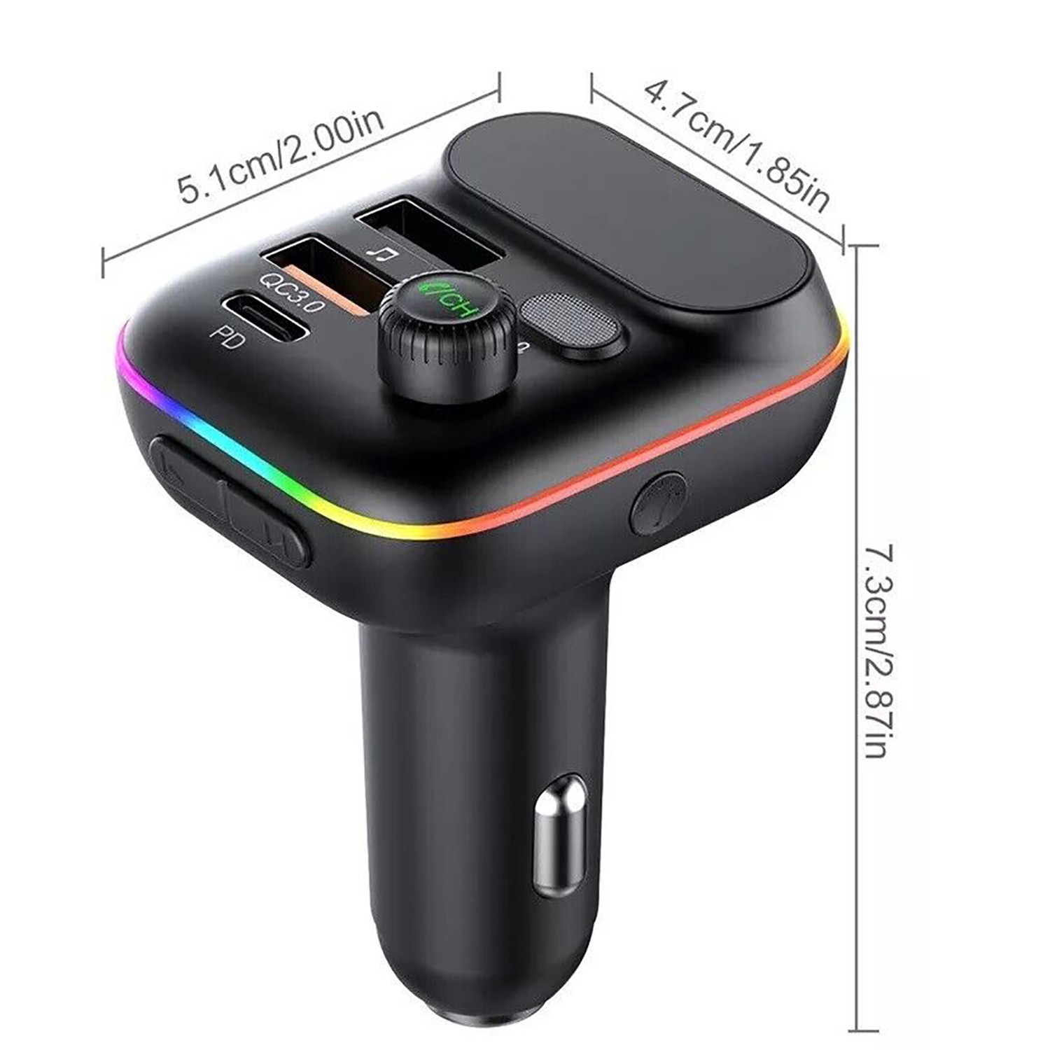 Bluetooth Car Adapter FM Transmitter Handsfree USB AUX Radio MP3 Music Player