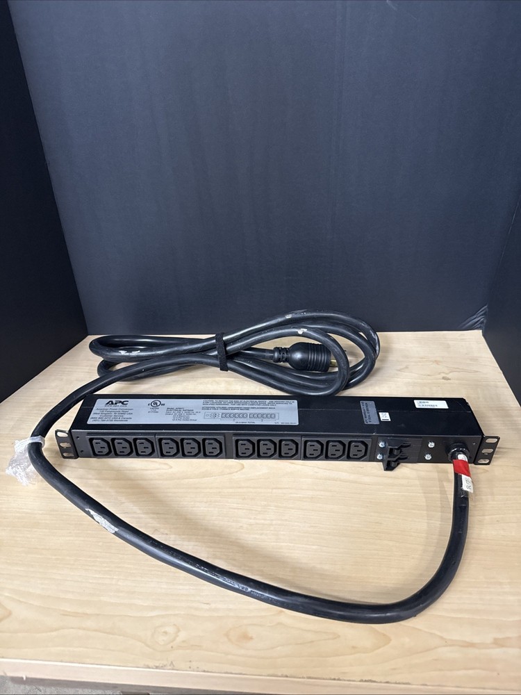 AP9571 APC RACK PDU, BASIC, 1U, 30A, 208V, (12)