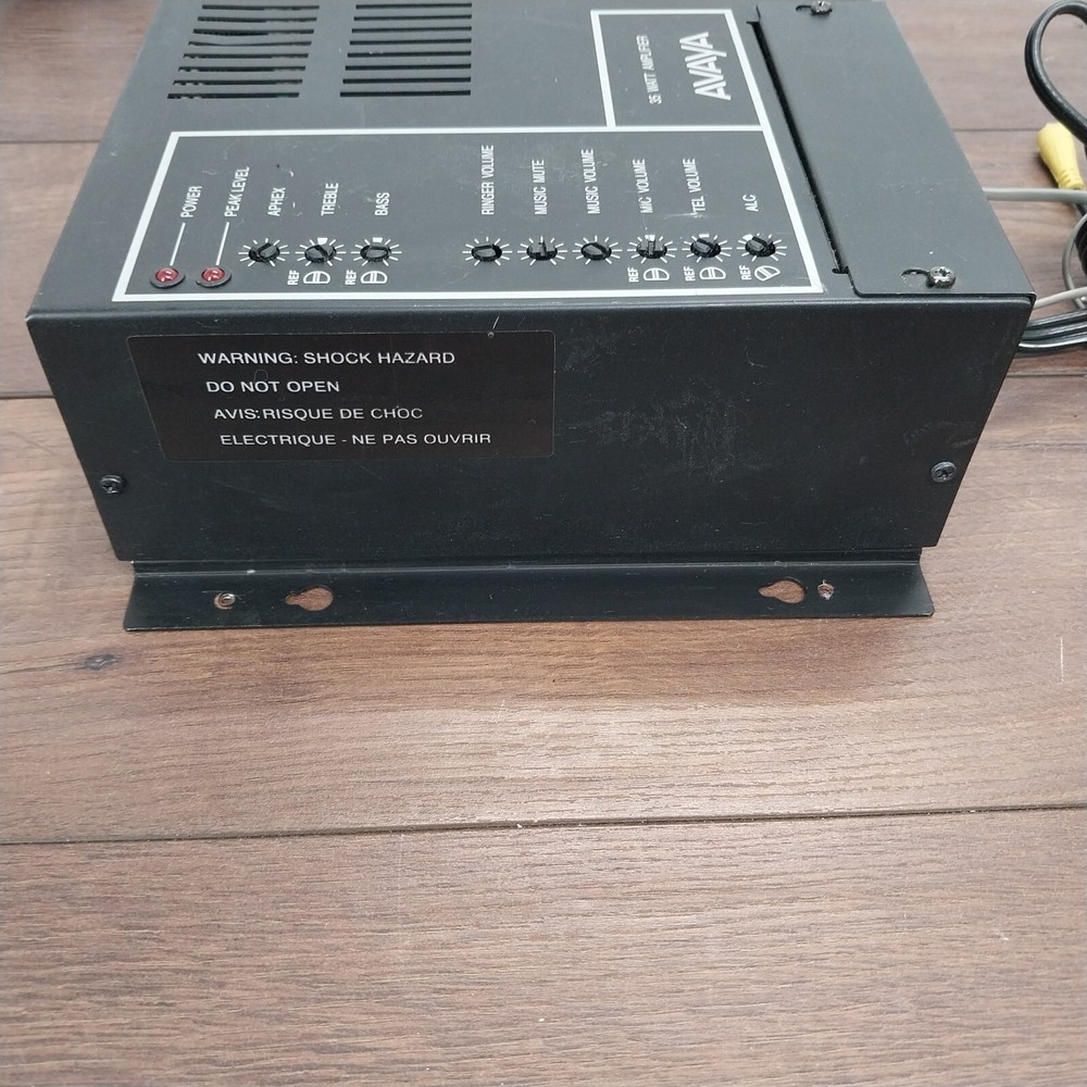 Bogen Avaya Paging 35 Watt Amplifier LU35WAMP *UNTESTED* READ