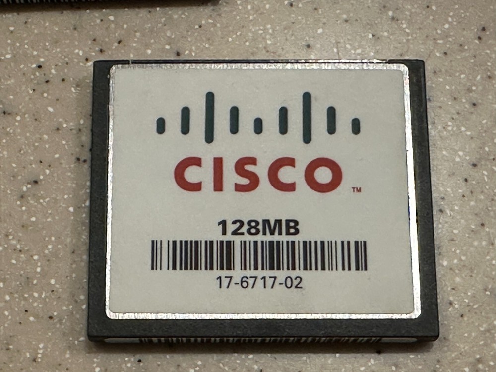 4x 64 MB & 1x 128MB Cisco Compact Flash Memory Card