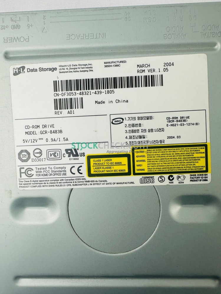 H.L Data Storage GCR-8483B CD-ROM Drive