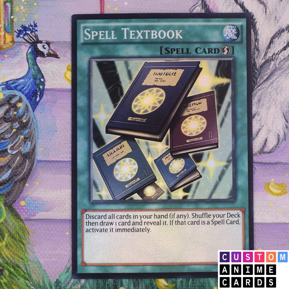 Spell Textbook ANIME EFFECT HOLO card