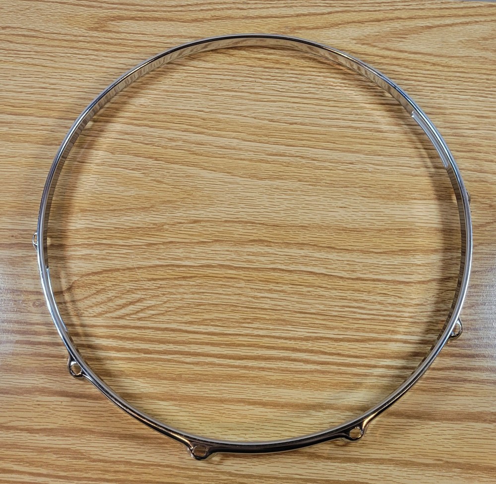 Percussion Plus Chrome Snare Side Drum Rim (14", 10 Lugs)