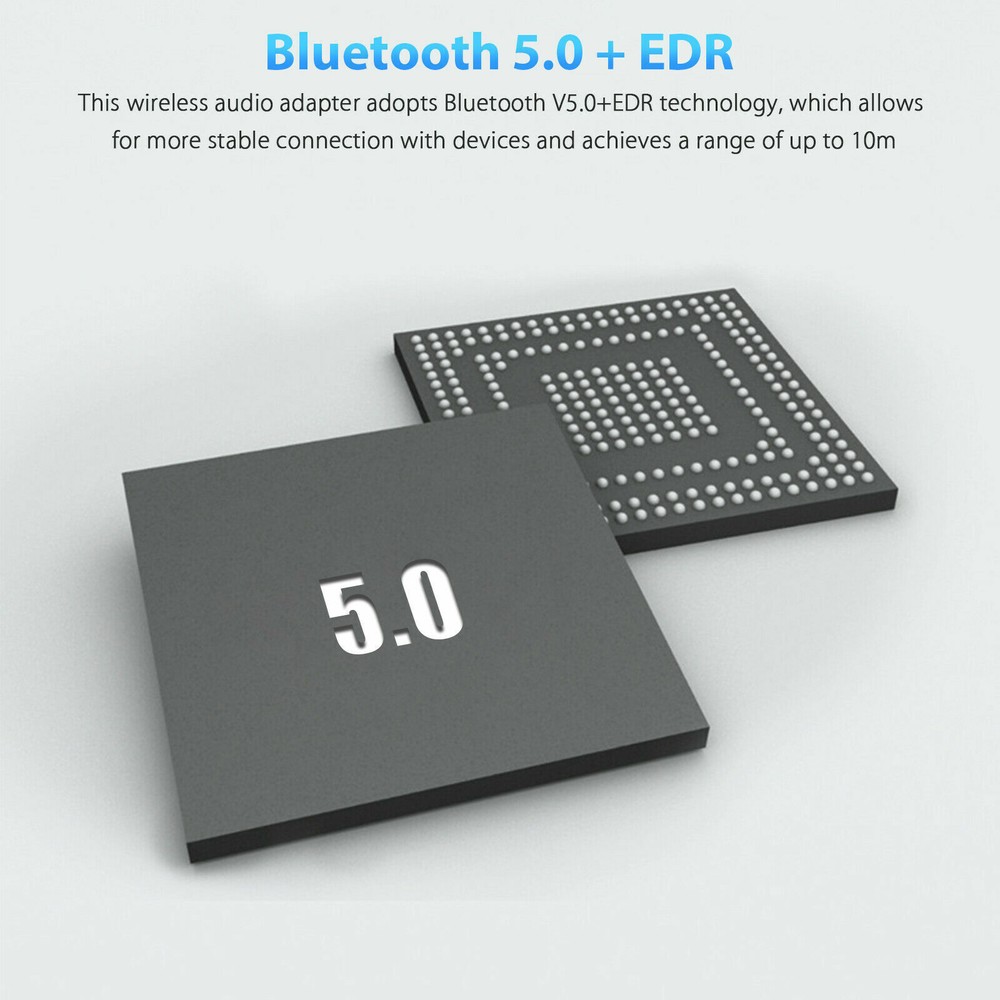 NEW USB Bluetooth 5.0 Wireless Audio Music Stereo Adapter receiver - 2Pcs