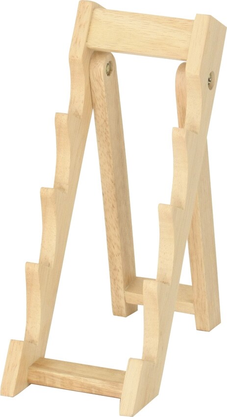 Knife Display Stand Wood One Piece Construction Measures 10 1/4" x3 5/8" x6 1/4"