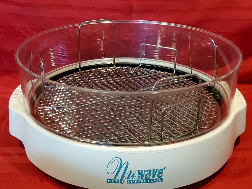 NuWave Pro Infrared Oven White Hearthware Bottom + Accessories W/ Extender Ring