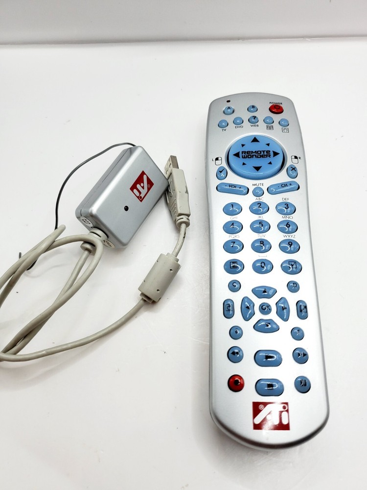 ATI Remote Wonder Plus RF Remote Control And Receiver
