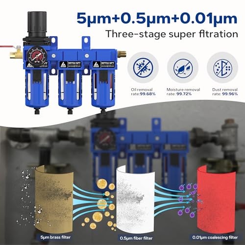 1/2'' NPT Air Drying System, Air Dryer for Compressor Air Compressor Filter